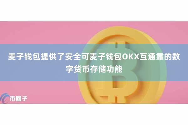 麦子钱包提供了安全可麦子钱包OKX互通靠的数字货币存储功能