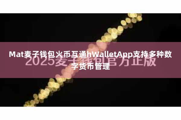 Mat麦子钱包火币互通hWalletApp支持多种数字货币管理